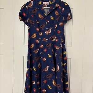 Birds size L dress